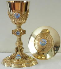 Antique French Gothic Chalice
